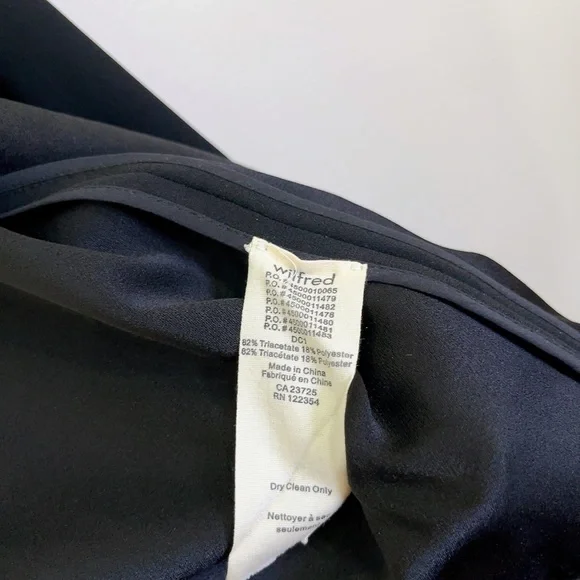 Aritzia Wilfred CHEVALIER JACKET Open Front Black Blazer - Picture 10 of 13